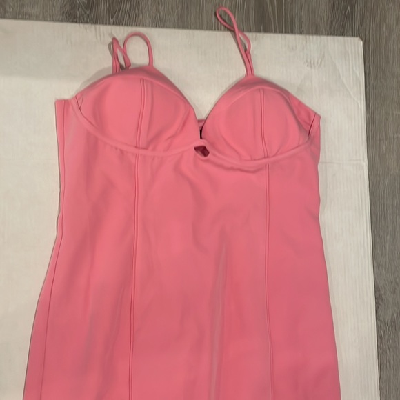 NWOT BARDOT TAILORED MIDI DRESS IN PINK SORBT Size 12/XL - Picture 11 of 14
